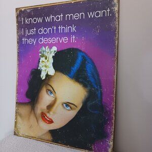 Metal Photo Print What Men Want 2014 Ephemera Inc bCreative.com Made in USA Shef